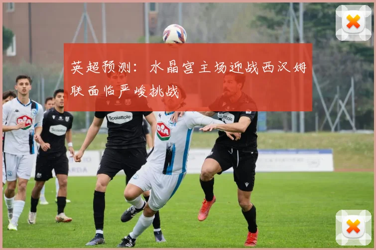 英超预测：水晶宫主场迎战西汉姆联面临严峻挑战